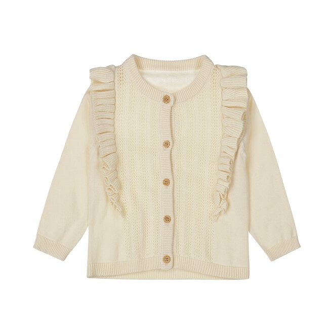 Dirkje, meisjes vest off white